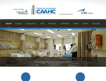 Tablet Screenshot of caahc.org